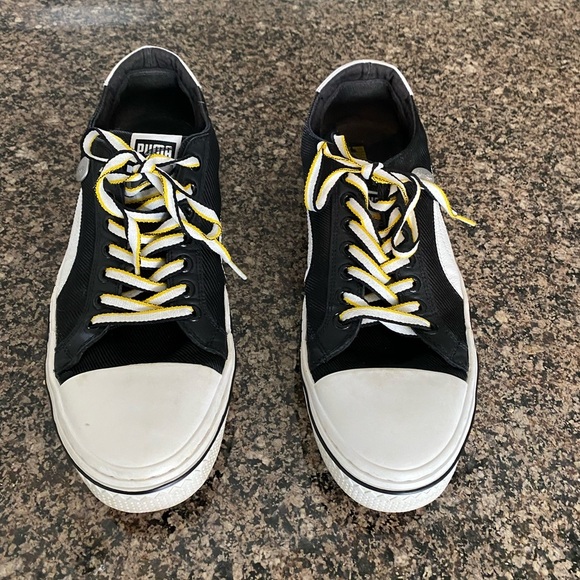 Puma Men's Black/White Sneakers Size 11 - Picture 1 of 6